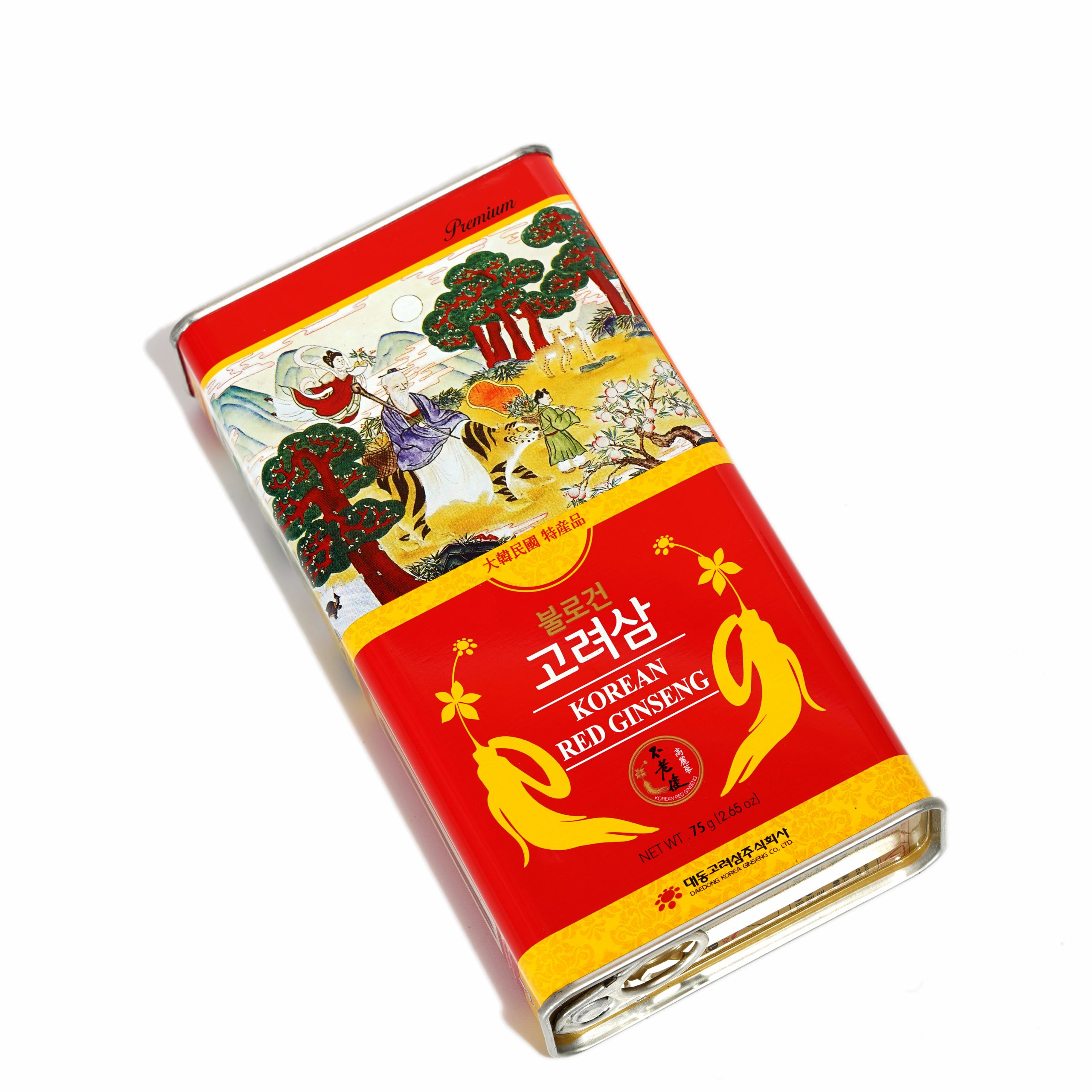 Hồng sâm củ khô Daedong dòng Premium 75g Hàn Quốc hồng sâm củ khô 75g